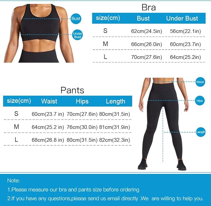 Set deportivo mujer cintura alta