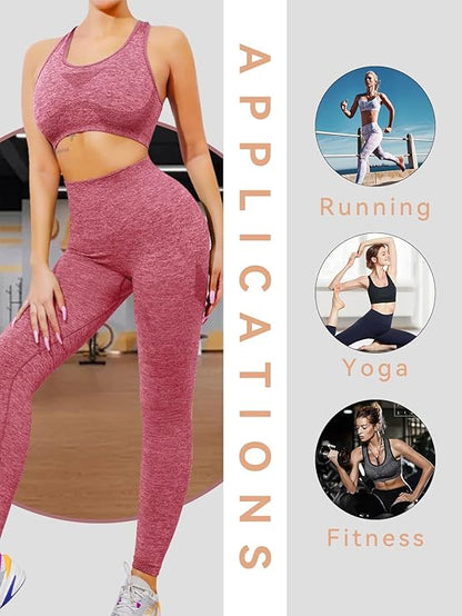 Set deportivo mujer cintura alta
