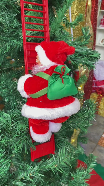 Santa Claus escalera musical