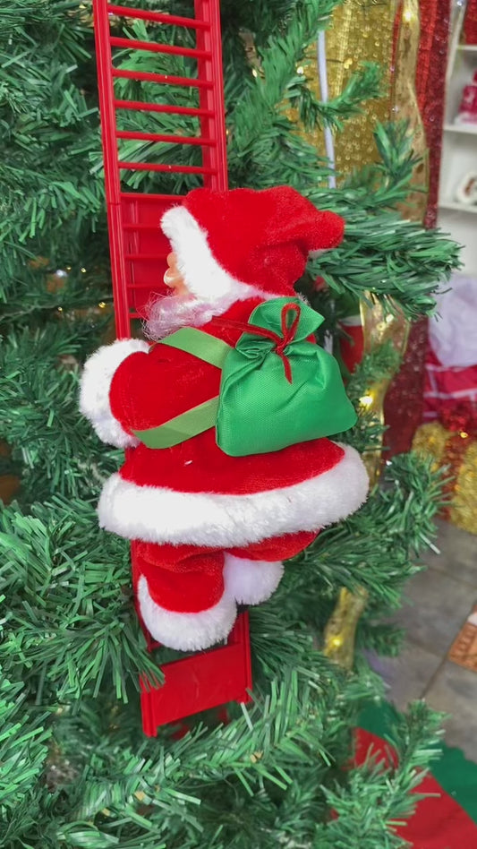 Santa Claus escalera musical