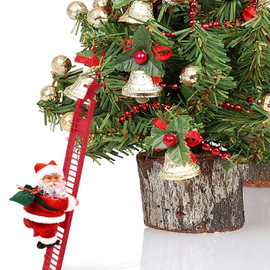 Santa Claus escalera musical