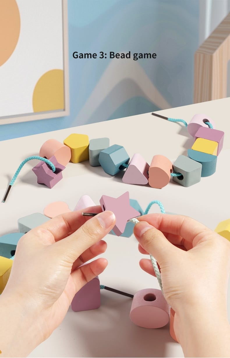 Tablero de secuencia madera