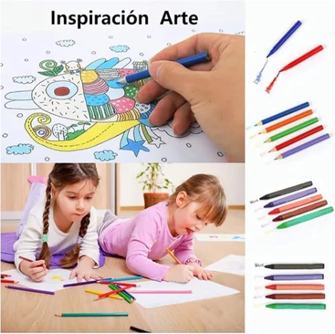 Kit de dibujo de 208 piezas 🖌️🎨