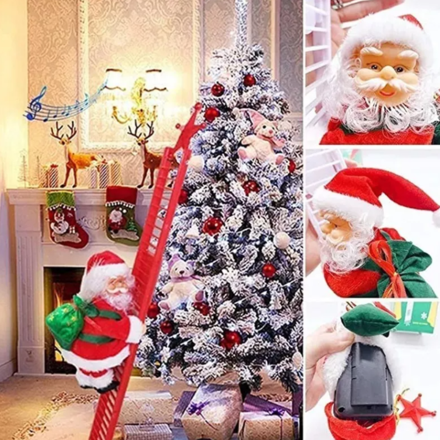 Santa Claus escalera musical