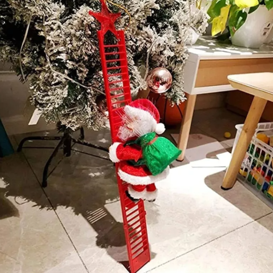 Santa Claus escalera musical