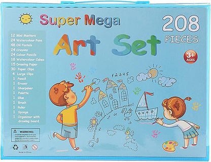 Kit de dibujo de 208 piezas 🖌️🎨