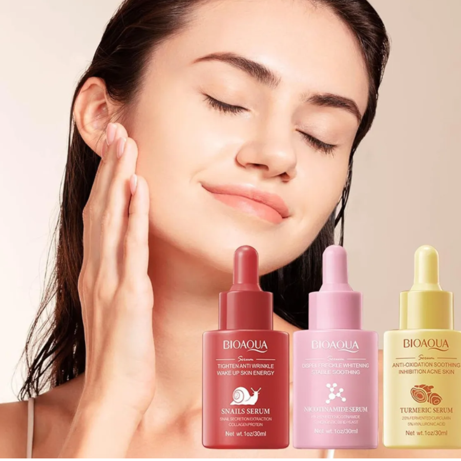 Kit 3 Serum antiedad hidratante BIOAQUA