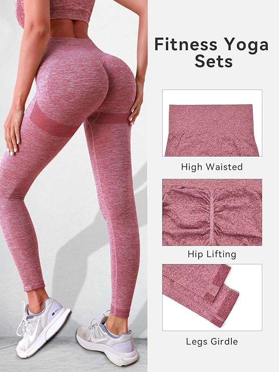 Set deportivo mujer cintura alta